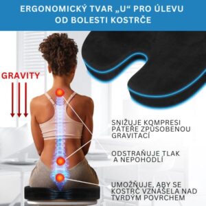 Ortopedický polštář na sezení – ComfortLux - Image 3