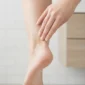 Detail paty s puchýřem, na který se přikládá měkká náplast.