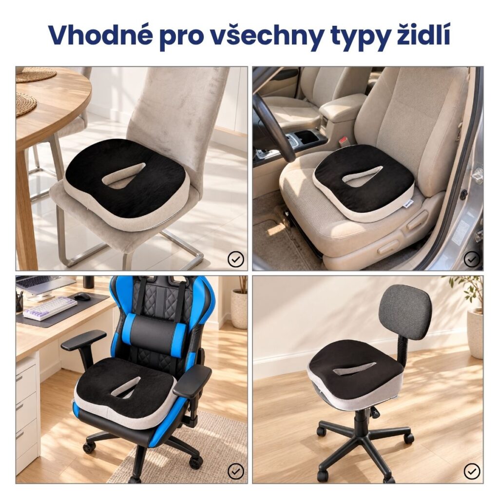 ComfortSit na jídelní, kancelářské a herní židli i v autě